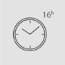 16 heures de séchage Sechage 16h