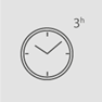 3 heures de séchage Sechage 3h