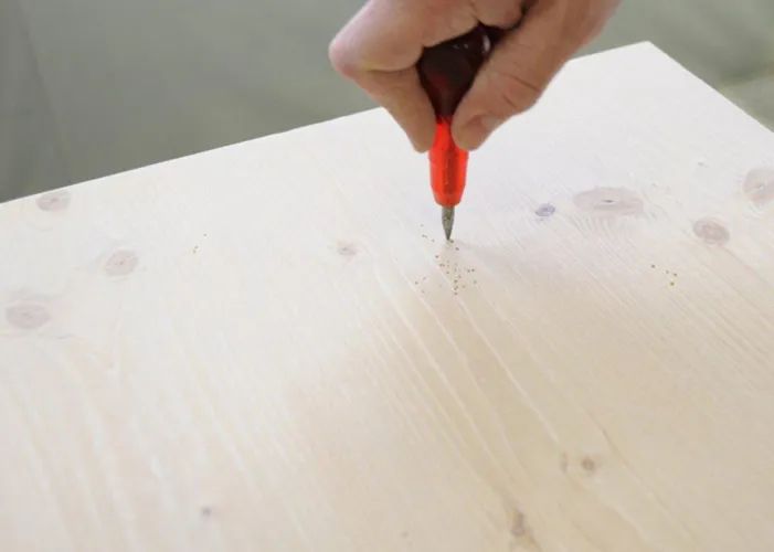 Image de l'étape 6 : Les trous de ver – Effet vieux bois brûlé