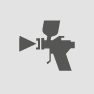 Application au pistolet à godet Pistolet à godet